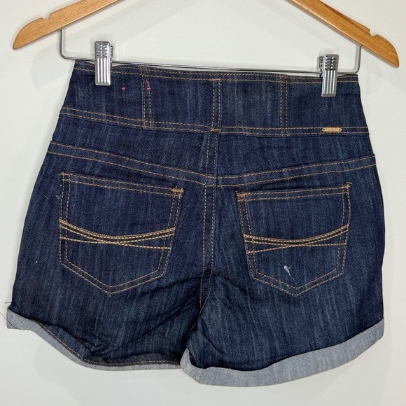 Zanadi High Waisted Super Stretch Denim Shorts - Picture 5 of 7
